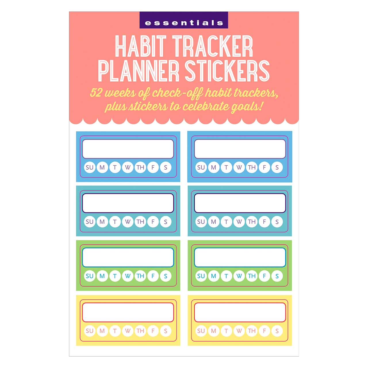 Mini Habit tracker stickers, checklist box stickers, goal sticker, min –  Dream in Drops